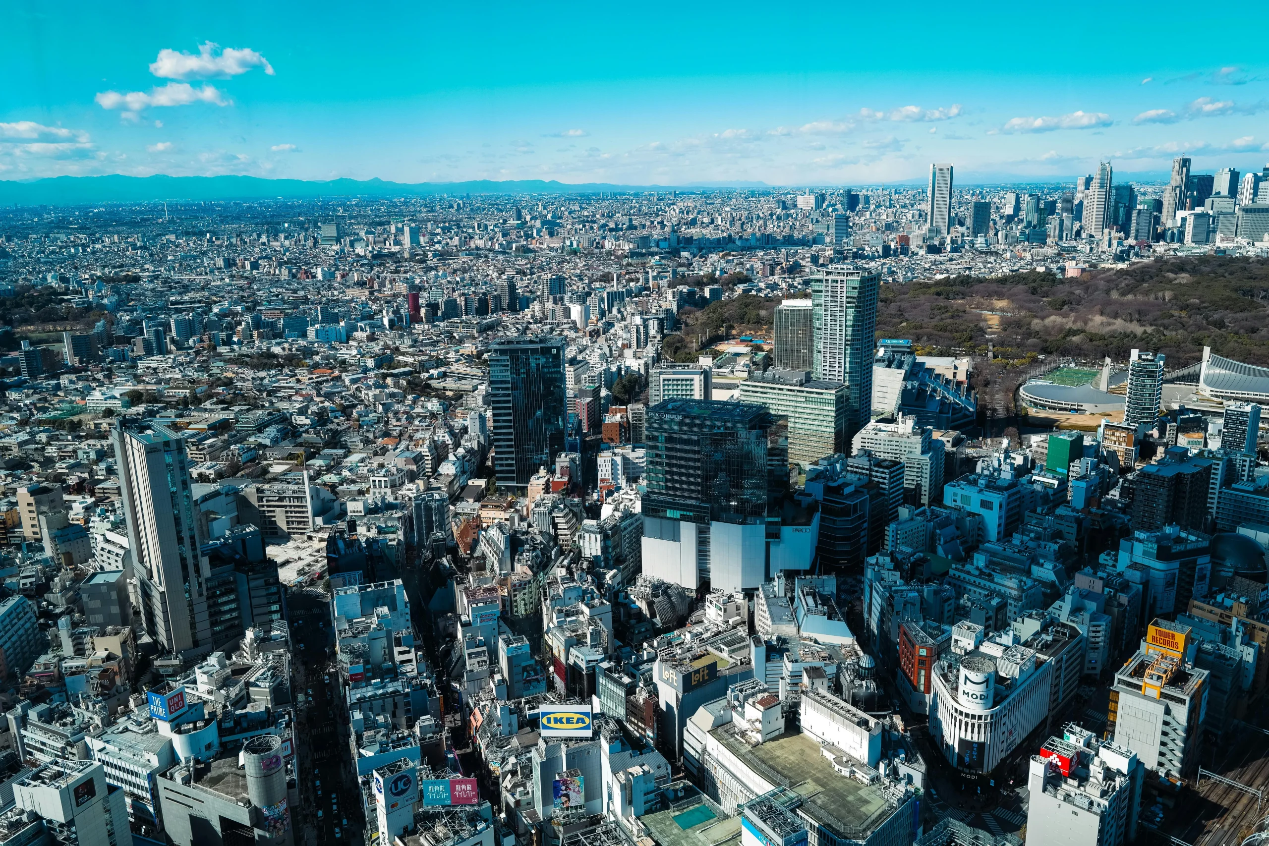 Tokyo travel guide skyline view for first-time visitors planning a city trip