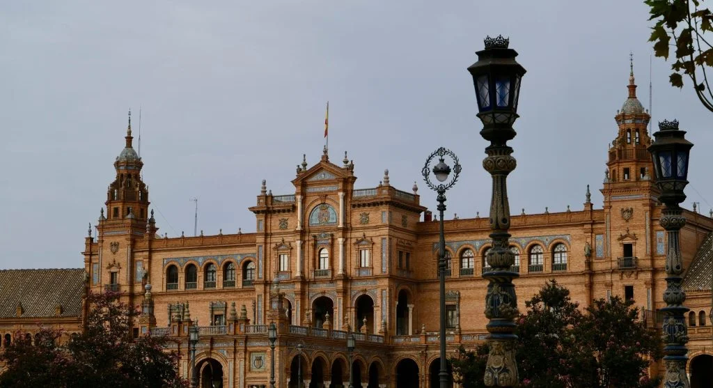 Seville historic cityscape view
