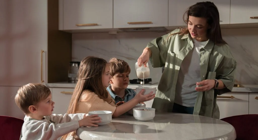 family preparing for travel with kids