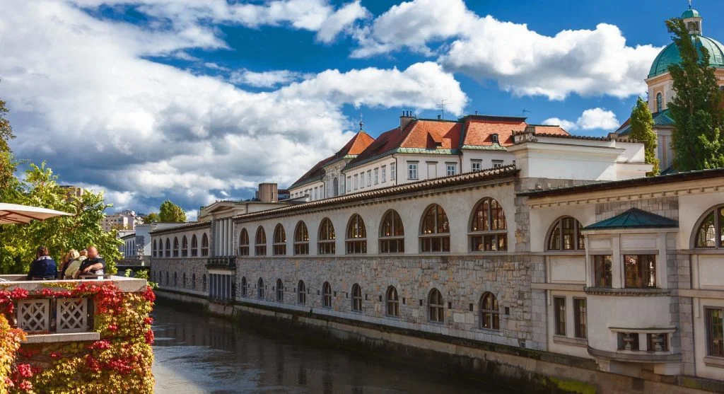 Ljubljana river and historic center